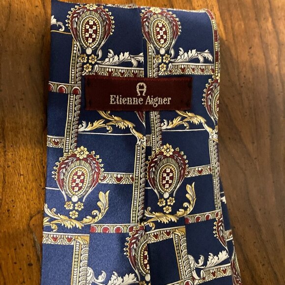 Similar items Sponsored See all   New Vtg Etienne Aigner Necktie Mens geometric - Picture 1 of 5